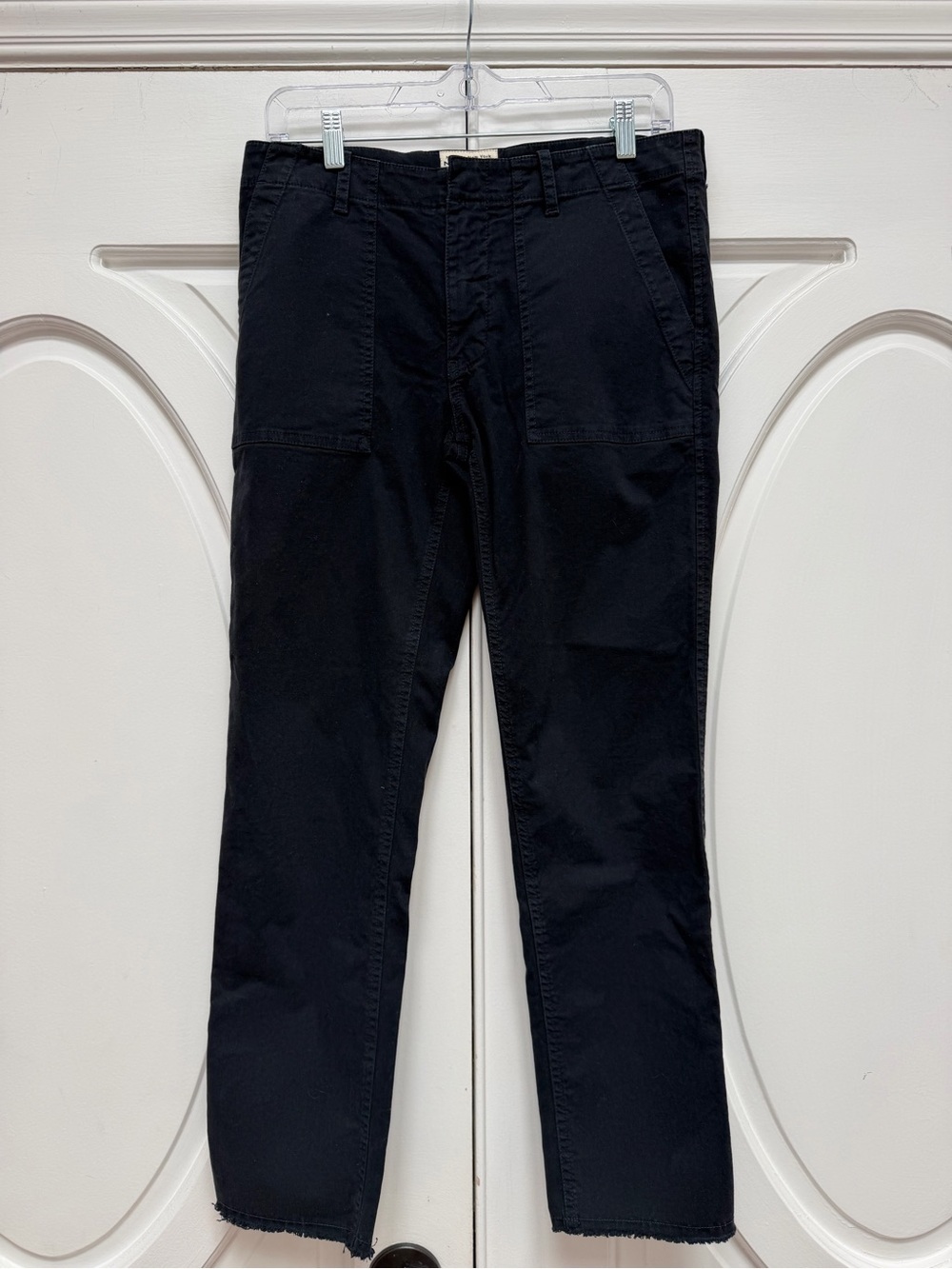 Nili Lotan Black Jenna twill  Cargo Pants 4